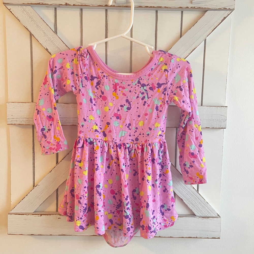Little Sleepies Long Sleeve Baby Bamboo Dress